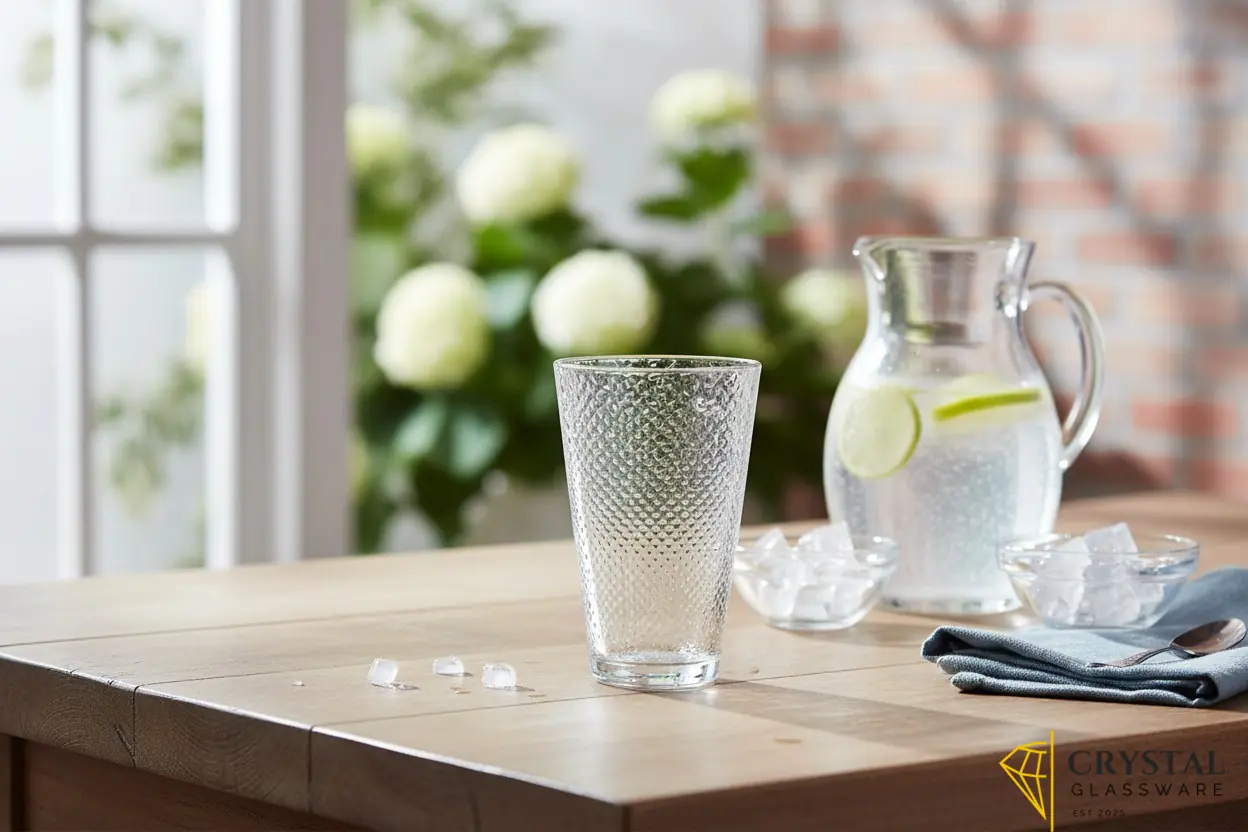 Deli glassware Classic Transparent Drinking Glass - Set of 6